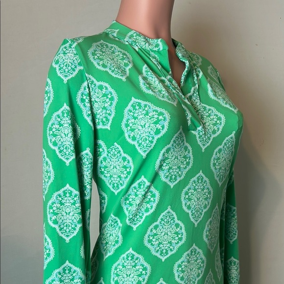 Eci New York Women’s Sheath Midi Dress Long Sleeve100%Cotton Size S - Picture 6 of 11